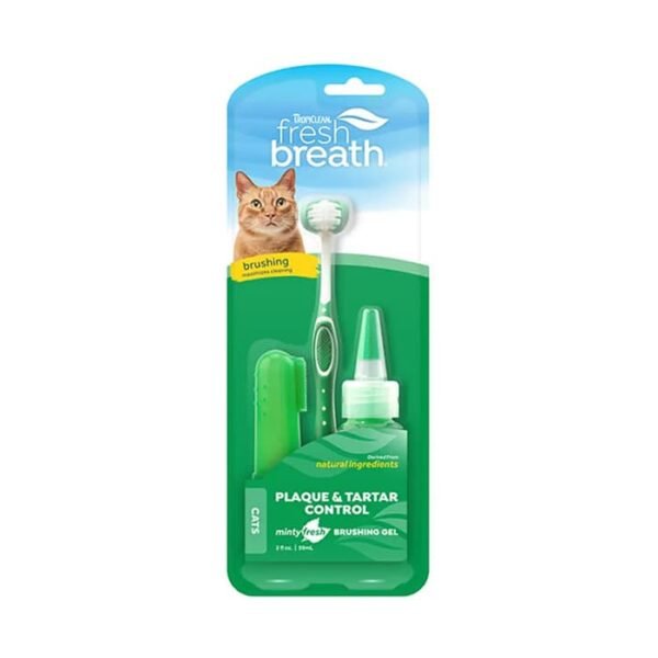 Tropiclean Fresh Breath Cat Oral Care Kit